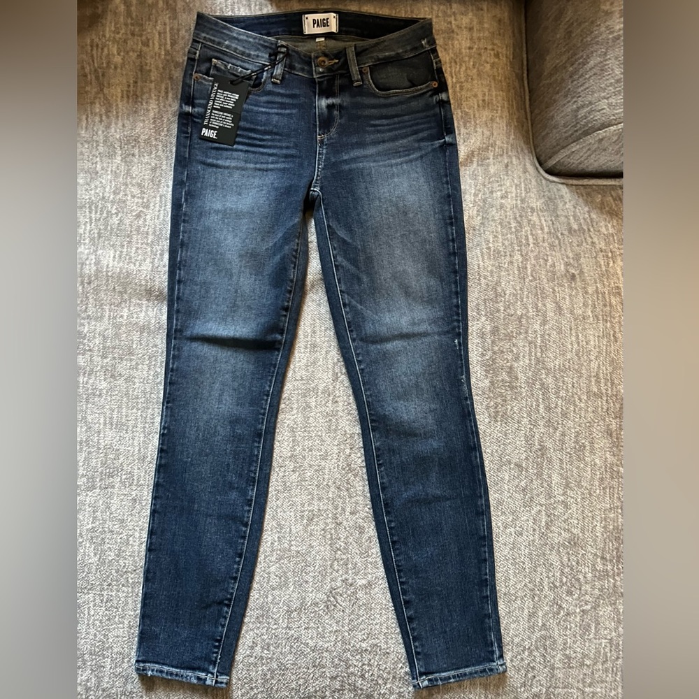 Brand new (with tags) Paige Verdugo ankle, mid rise, ultra skinny jeans.